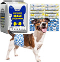 Male Dog Diapers Disposable Belly Bands | Leakproof Wraps 60 Count