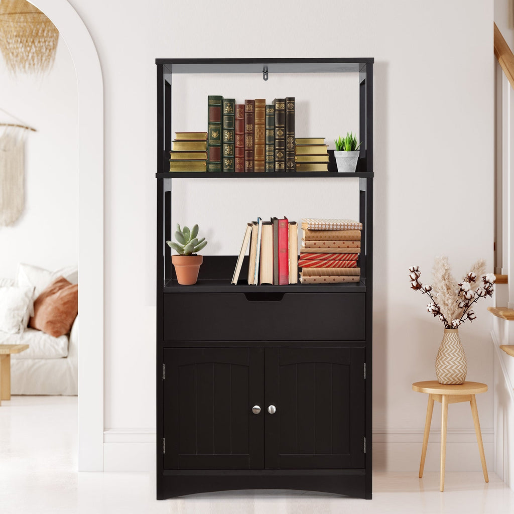 Bathroom Storage Cabinet with Drawer and Shelf Floor Cabinet