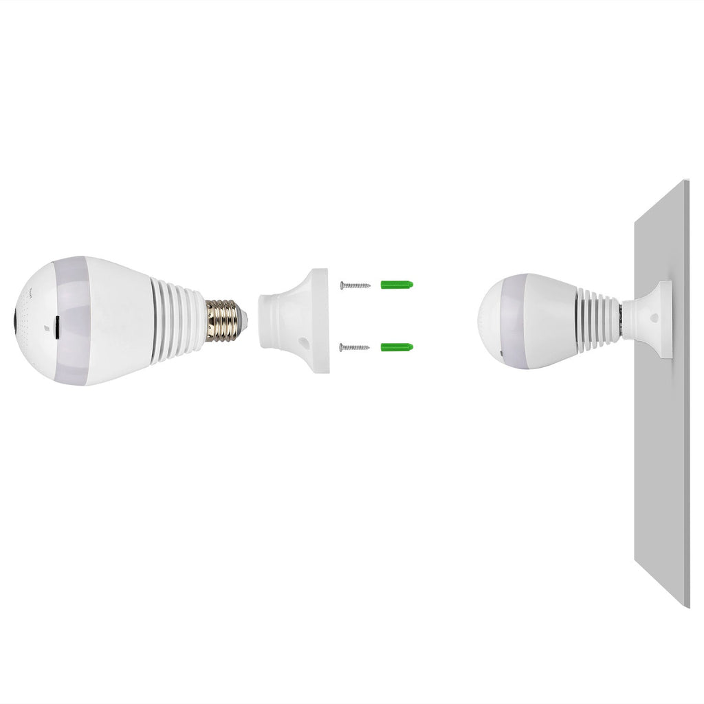 Light Bulb WiFi Camera for Home Security