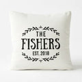 Personalized Throw Pillow Custom Anniversary Wedding Bridal Shower Gift