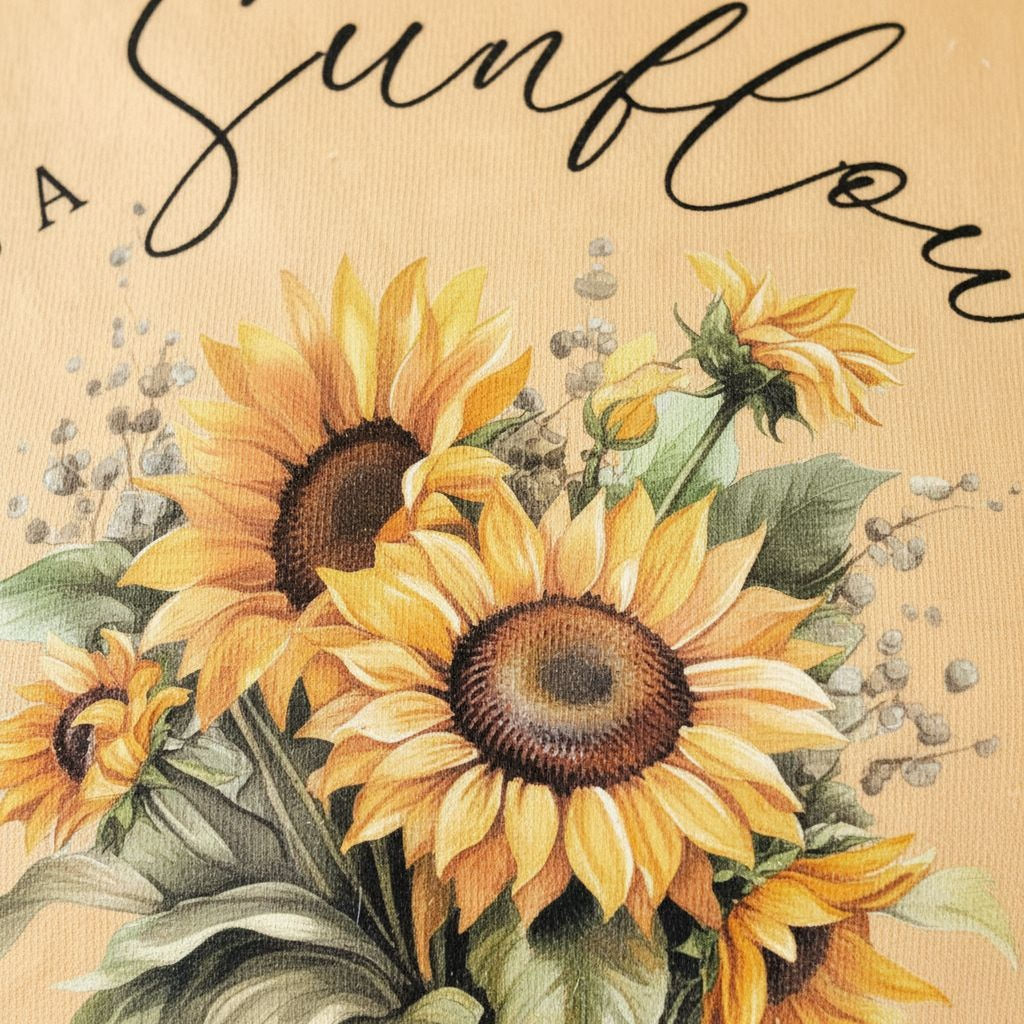 Sunflower Graphic Tee – Comfort Colors Shirt | Retro Boho Style, Soft Cotton