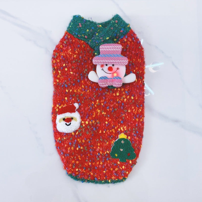 Christmas Pet Sweater AutumnWinter Warmth-Enhancing
