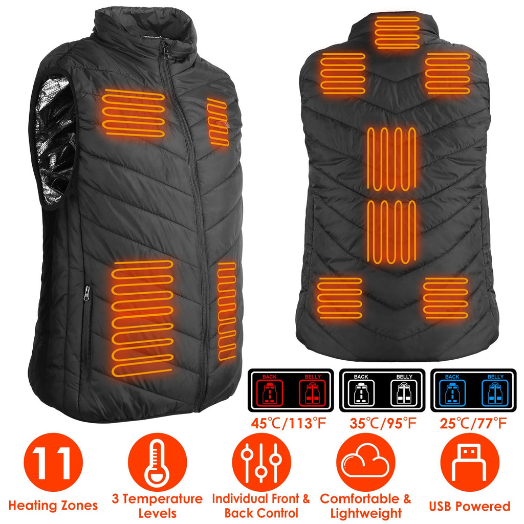 Heated Vest – USB Electric Thermal Jacket for Men & Women
