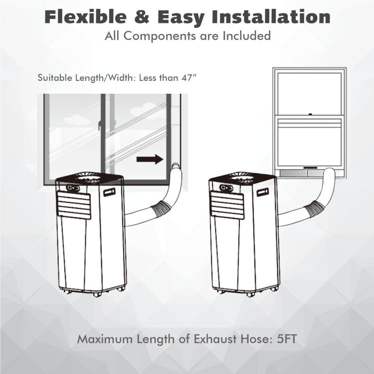 10,000 BTU Portable AC with Remote
