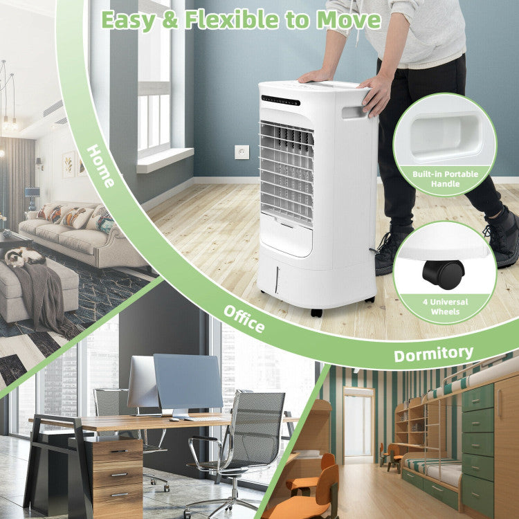 4-in-1 Portable Air Cooler with Timer & 3 Modes