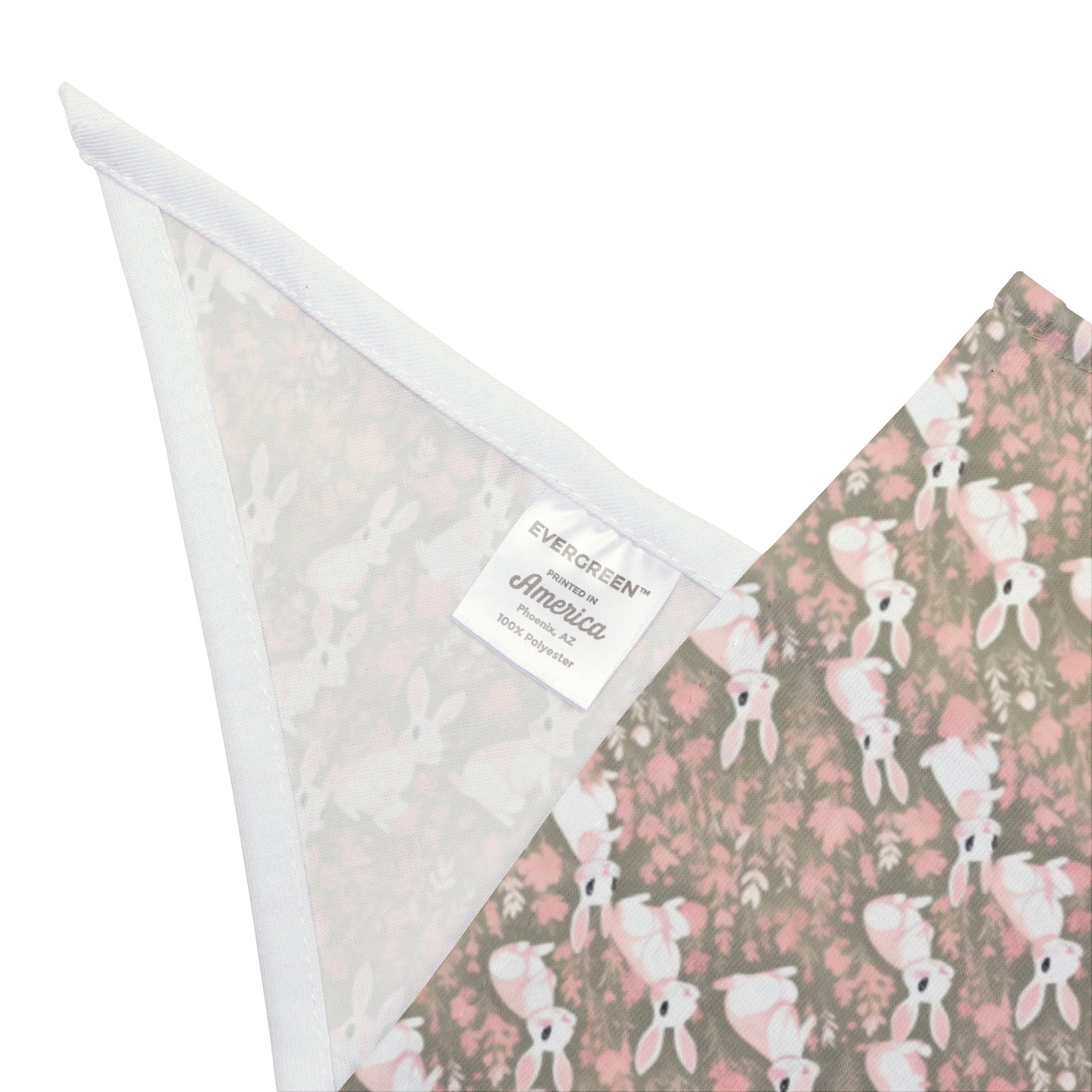 Blushing Meadow Bunny Parade Pattern - Pet Bandana Pet Zen