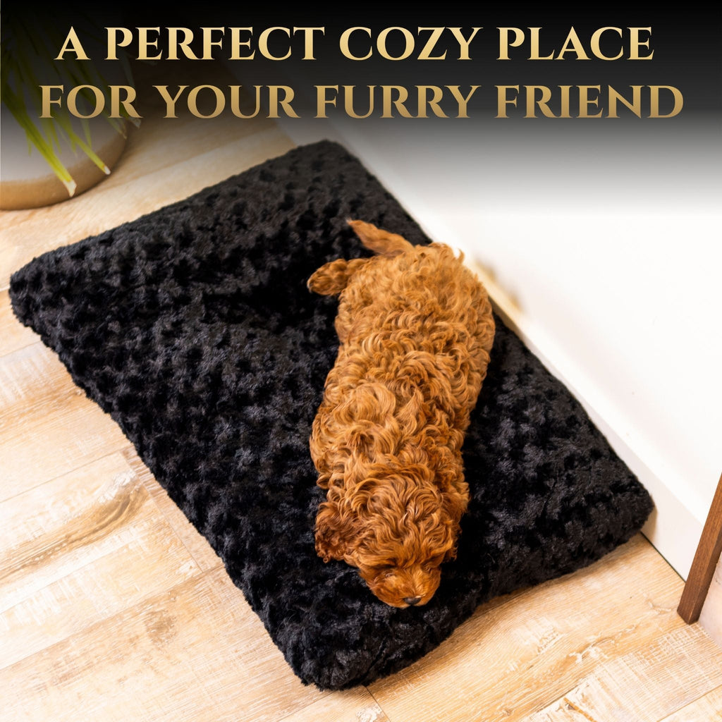 Cozy Canine Plush Dog Bed for Small & Medium Dogs