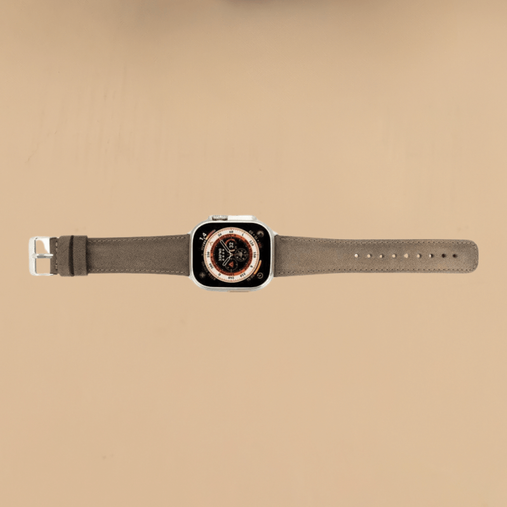 Apple Watch Brown Leather Strap - Boston