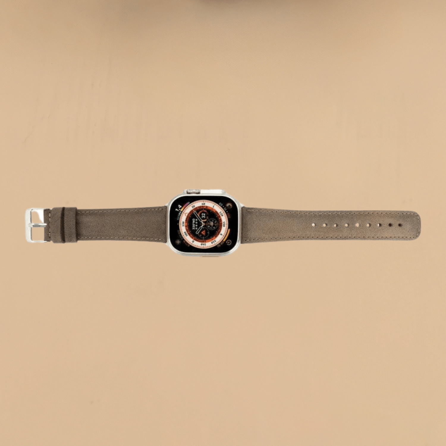 Apple Watch Brown Leather Strap - Boston