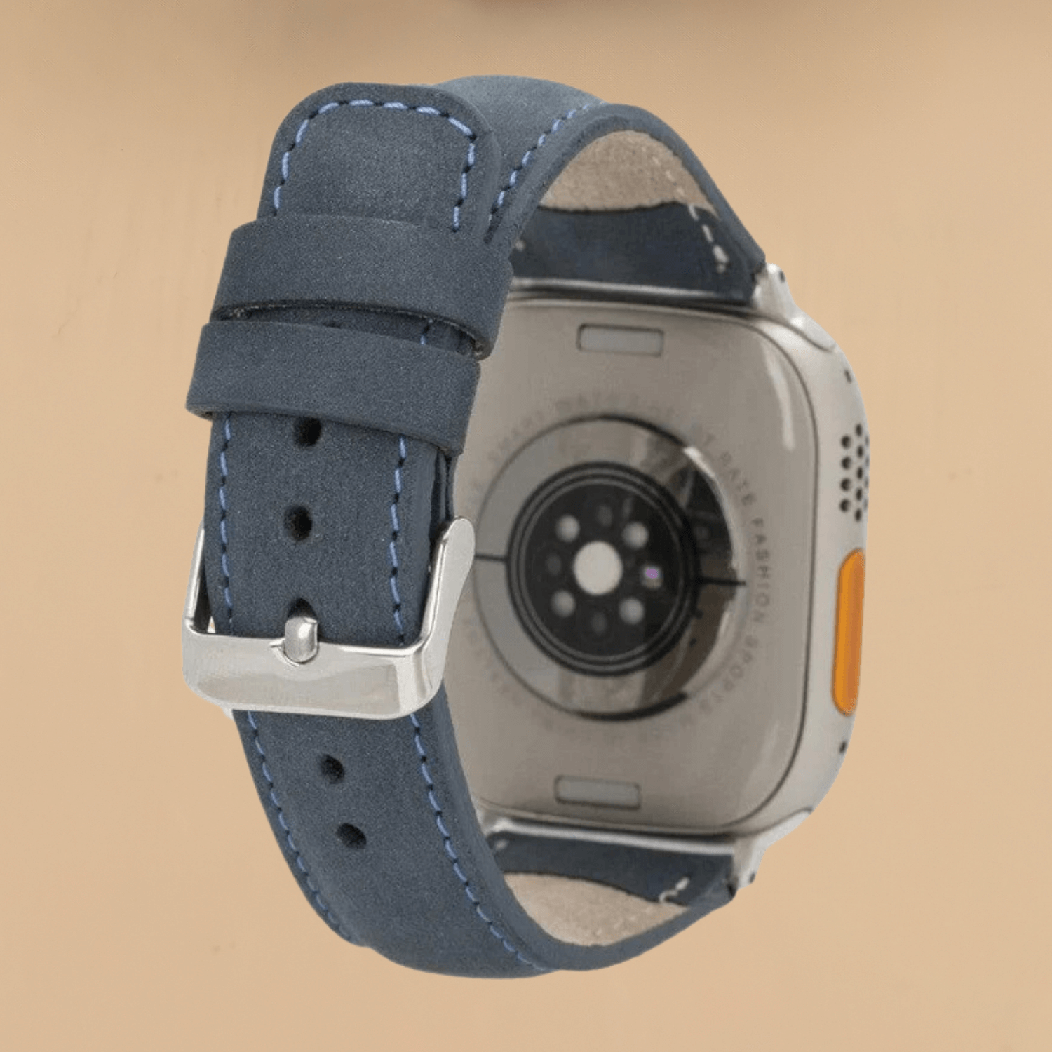 Apple Watch Blue Leather Strap - Boston