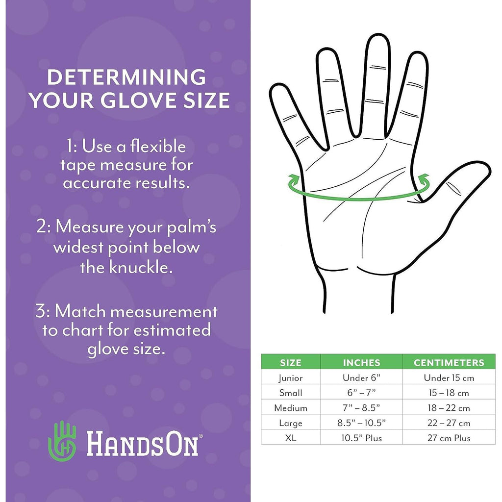 HandsOn Pet Grooming Gloves for Dogs Cats & Horses Black Assorted Sizes