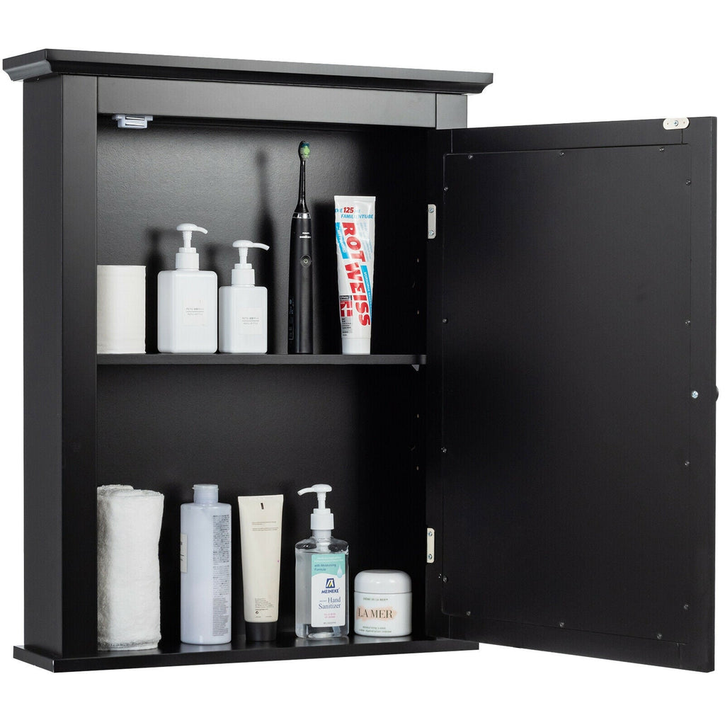 Bathroom Wall Mounted Storage Mirror Medicine Cabinet