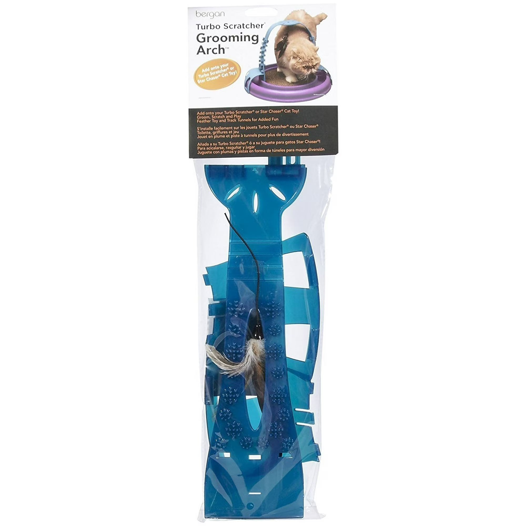 Bergan Turbo Grooming Arch Cat Toy Interactive Fun