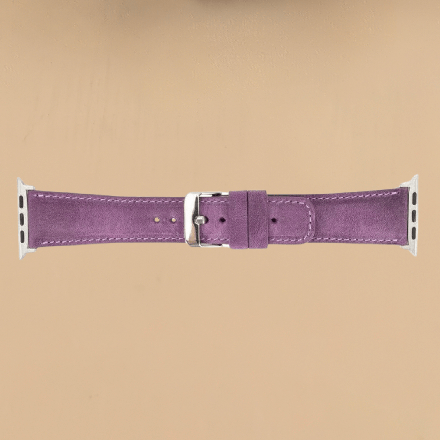Apple Watch Purple Leather Strap - Boston
