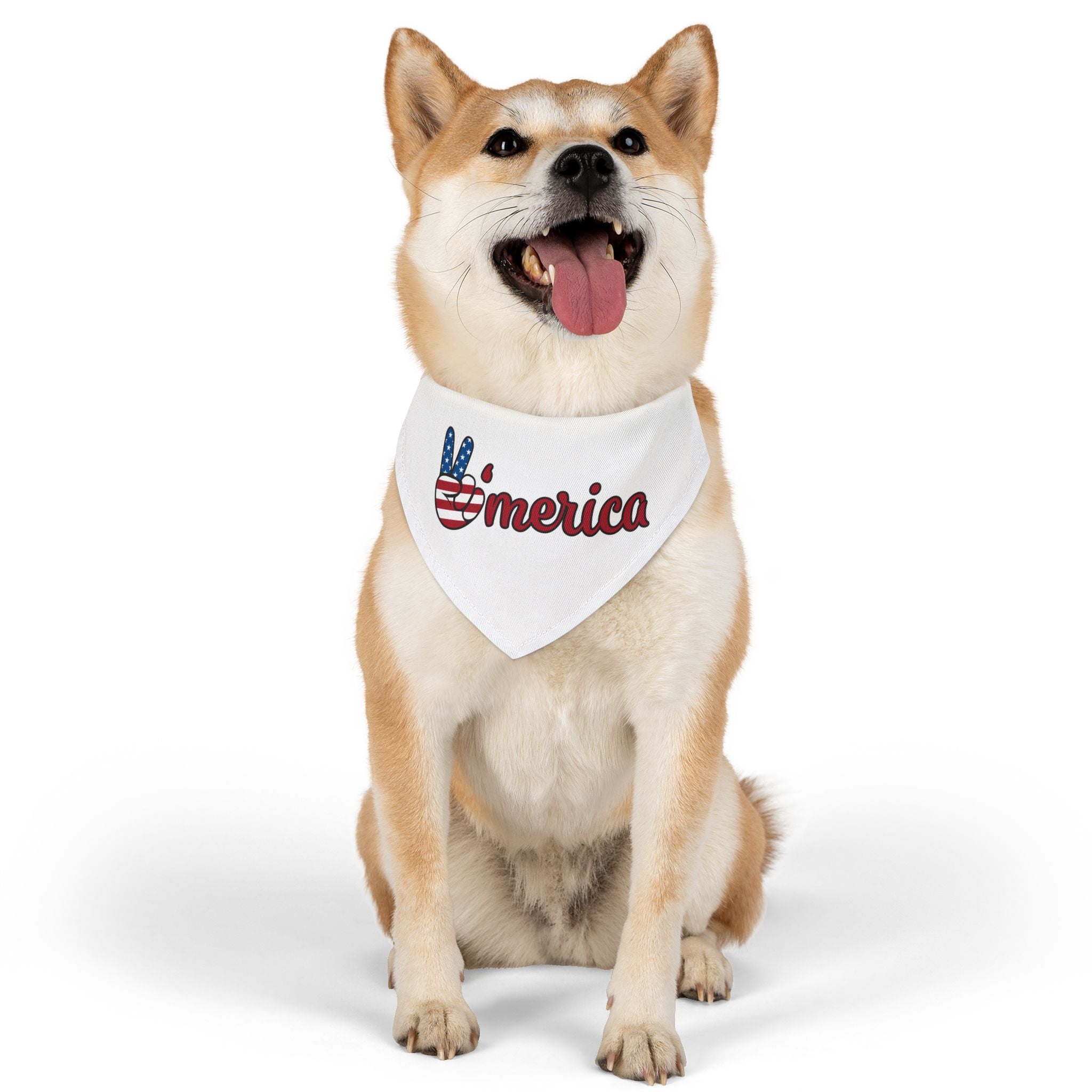 Stars and Stripes Patriotic Dog Bandana