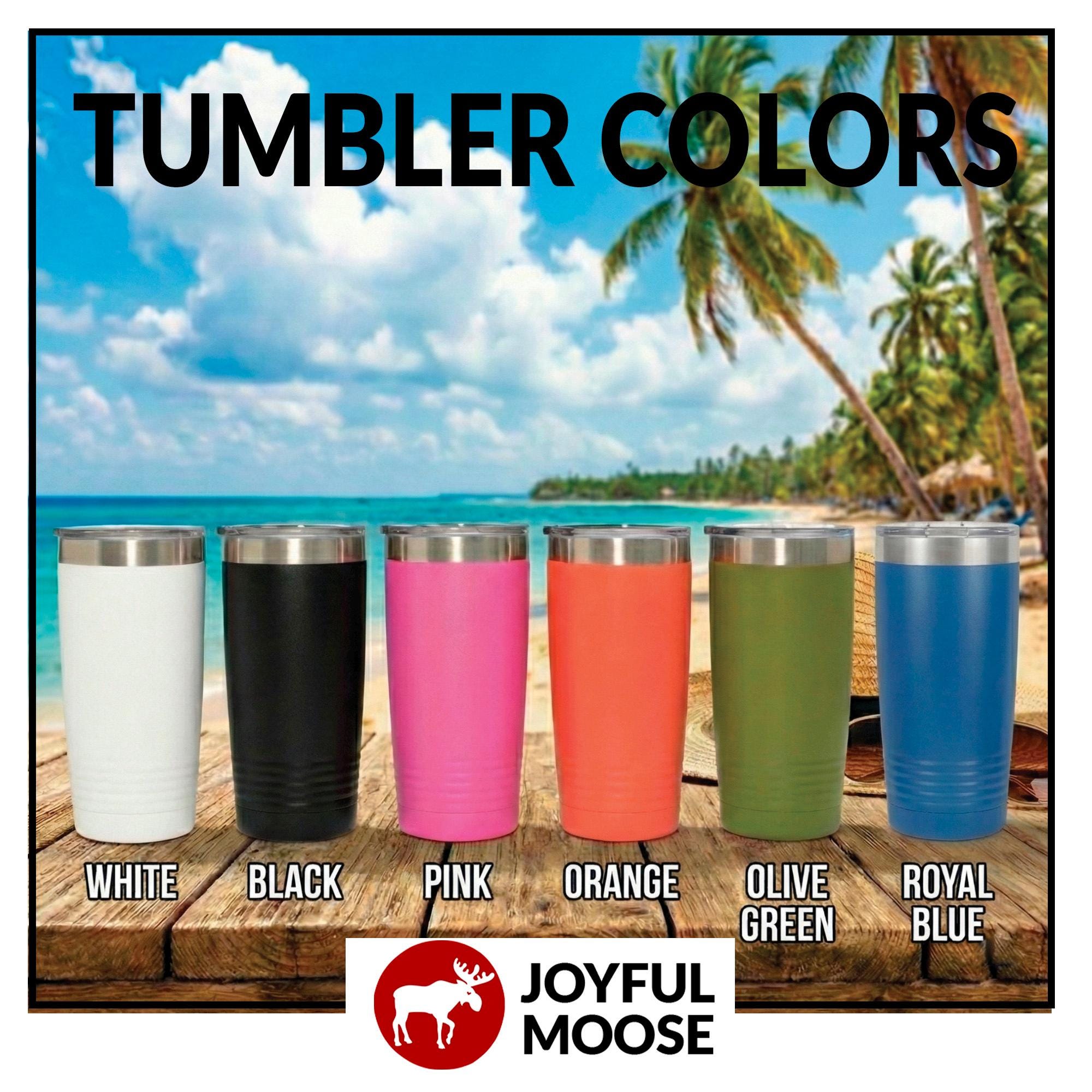 Stainless Steel Tumbler - Double Wall Insulation 20 Oz Custom Travel Mug