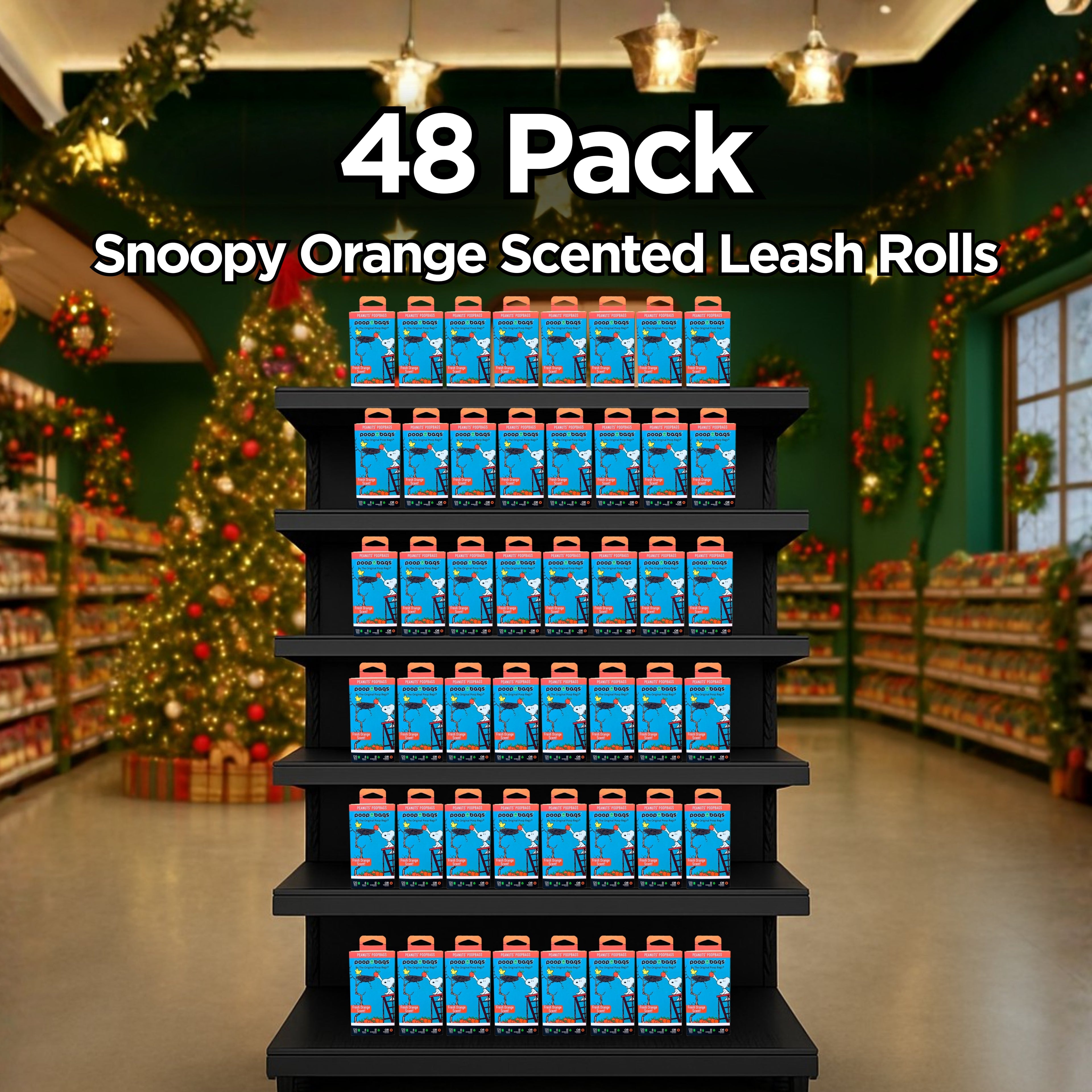Wholesale Stocking Stuffer Orange Scented Snoopy Leash Roll Bundle