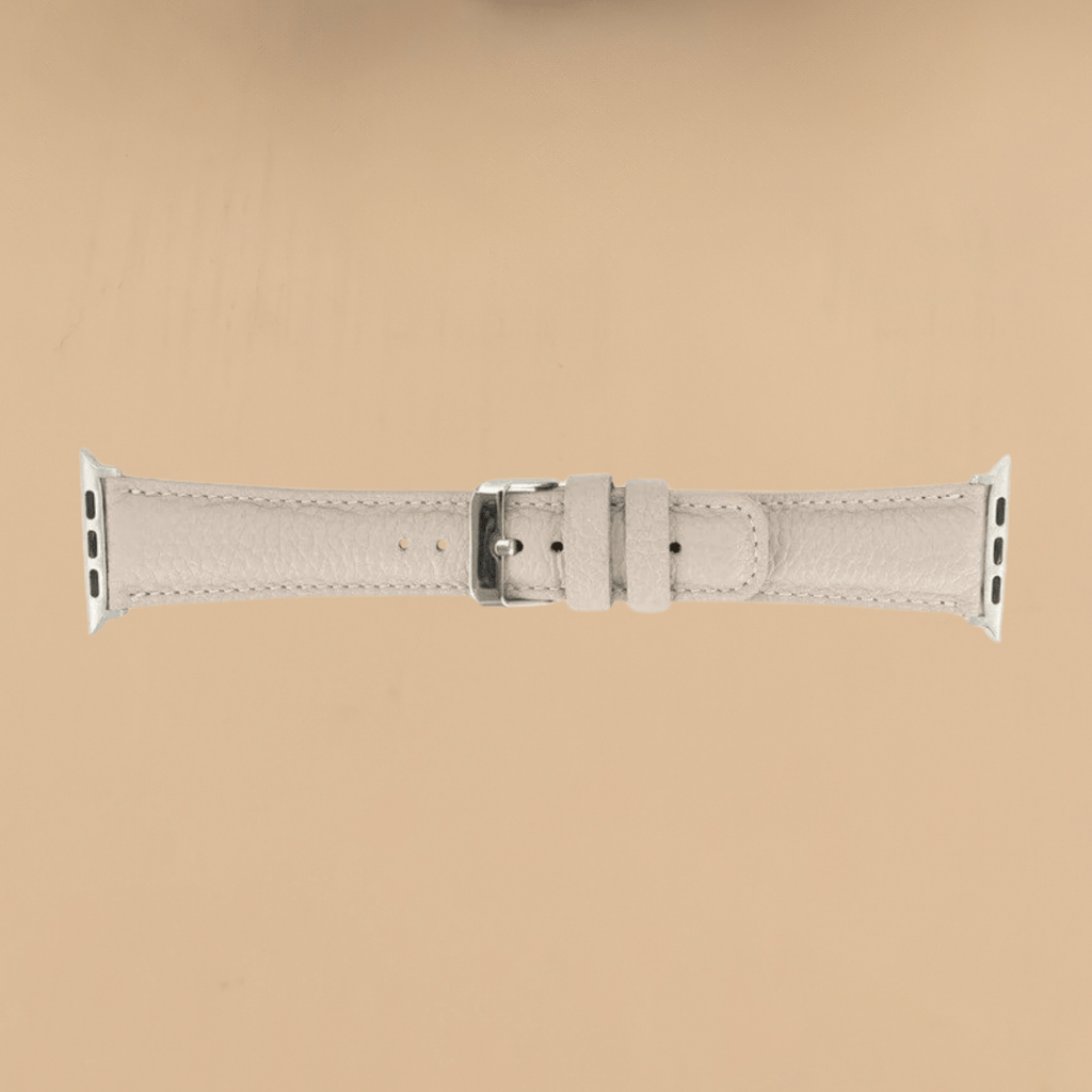 Apple Watch Cream Leather Strap - Boston