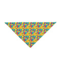 Giggle Crowd of Rainbow Blob Critters - Pet Bandana Pet Zen