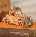 3d Three-dimensional Puzzle Model  Wooden Assembly Decompression Diy Handmade Toy