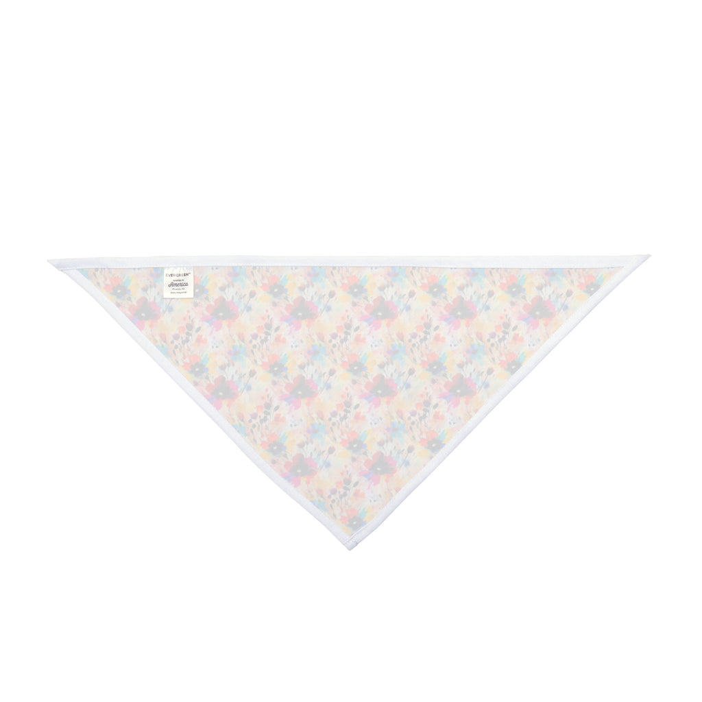 Wildflower Confetti in Watercolor Bloom - Pet Bandana Pet Zen