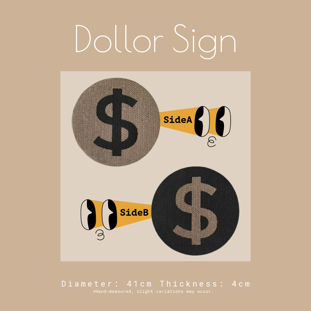 Paper Park | Double-Sided Cat Scratcher (Dollar Sign)