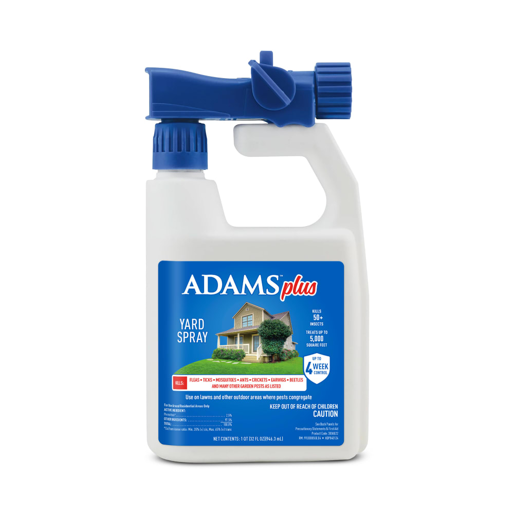 Adams Plus Yard Spray Flea Tick & Mosquito Control Hose Connector 32 oz.