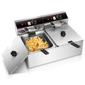 3400W Commercial Electric Fryer Dual Tank