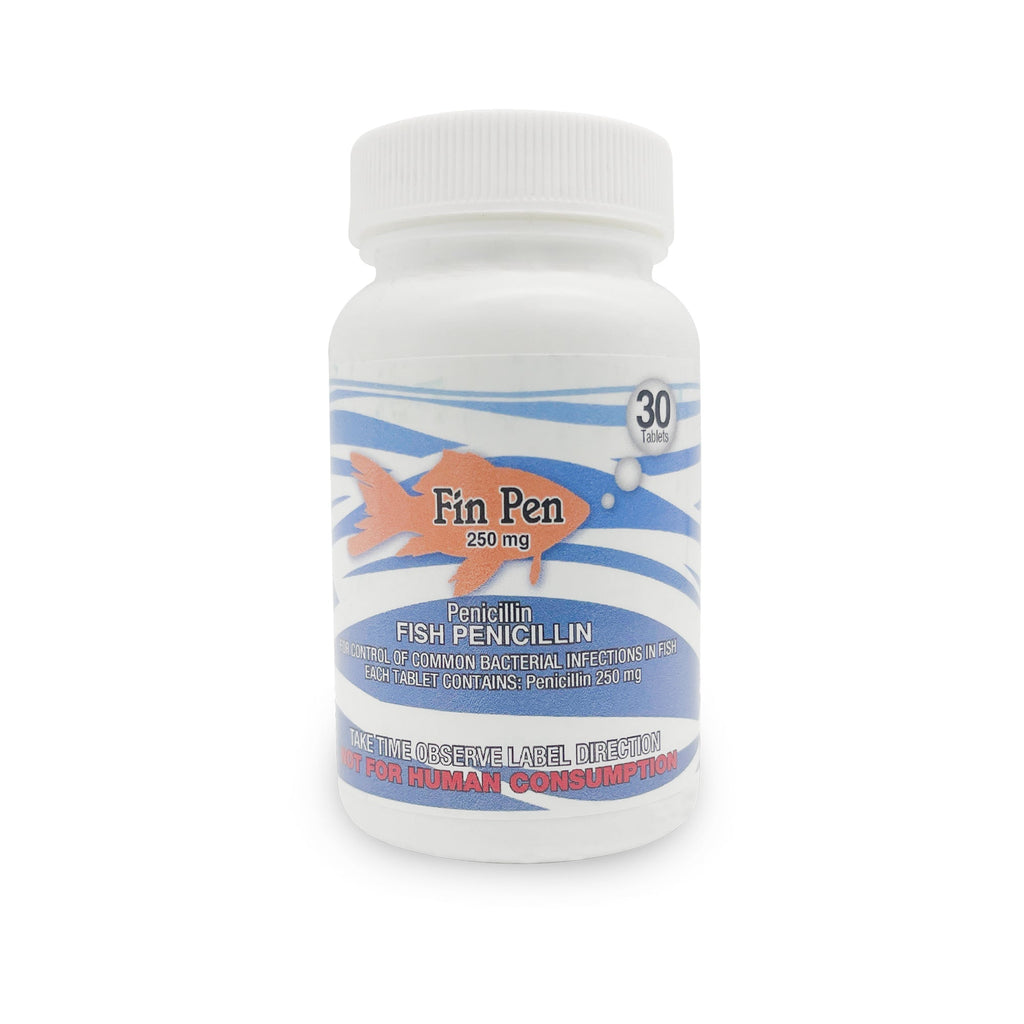 Fin Pen 250mg Tablet for Aquarium Fish – 30 Count – Water Care Support