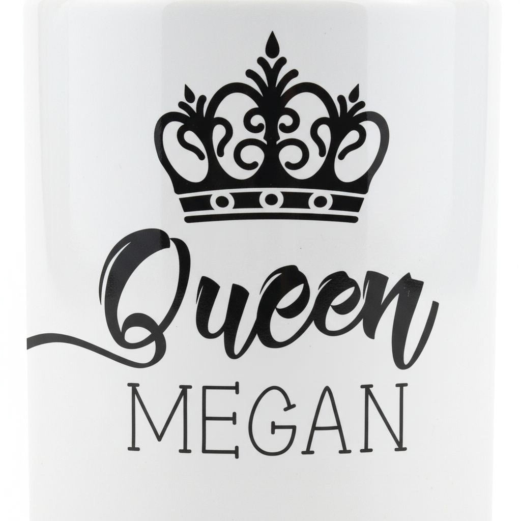 Personalized Coffee Mug for Women - Personalized Crown Coffee Mug for Her - Custom Queen Coffee Mug - Fairy Tale Gifts