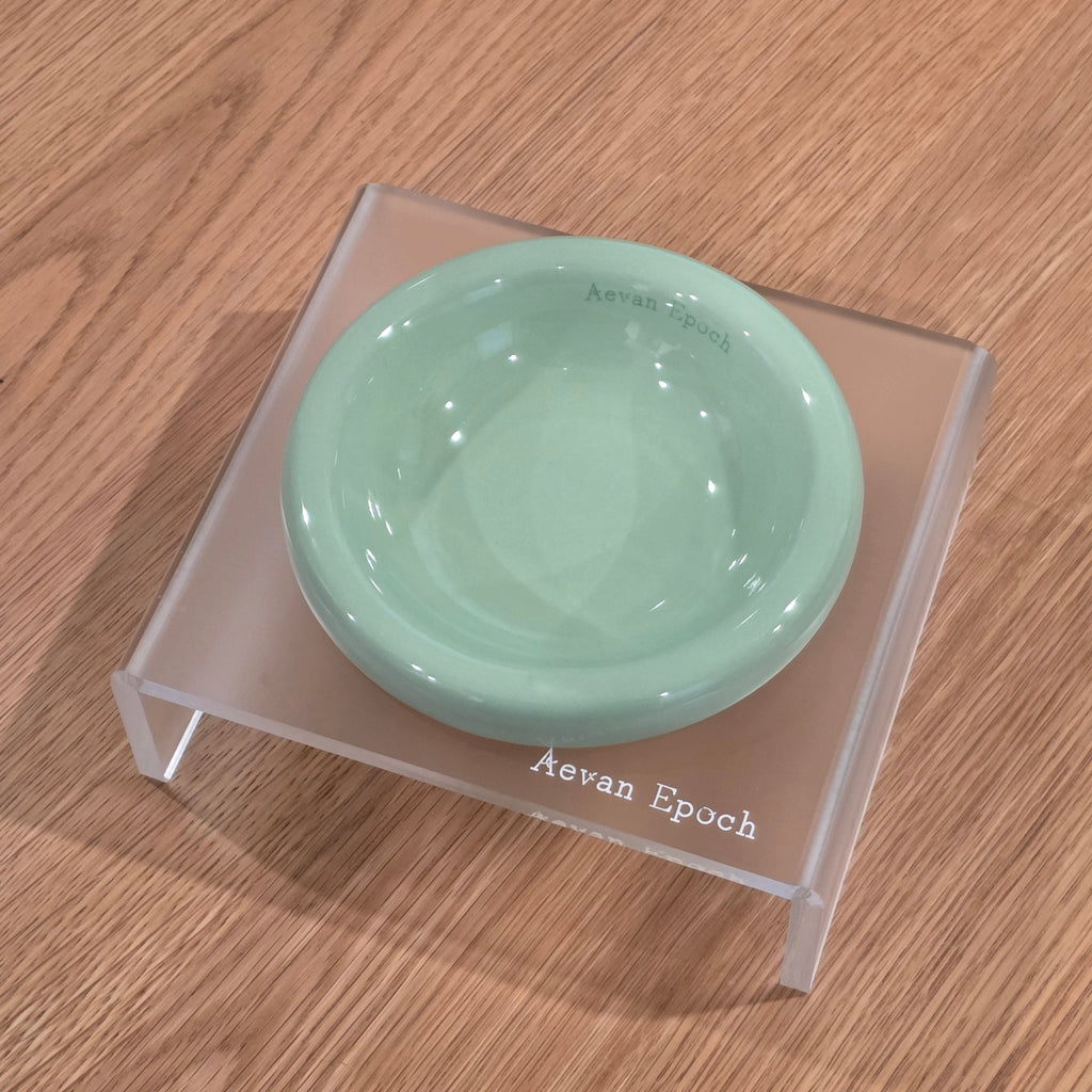 Aevan Epoch | Frosted Acrylic Pet Bowl Stand