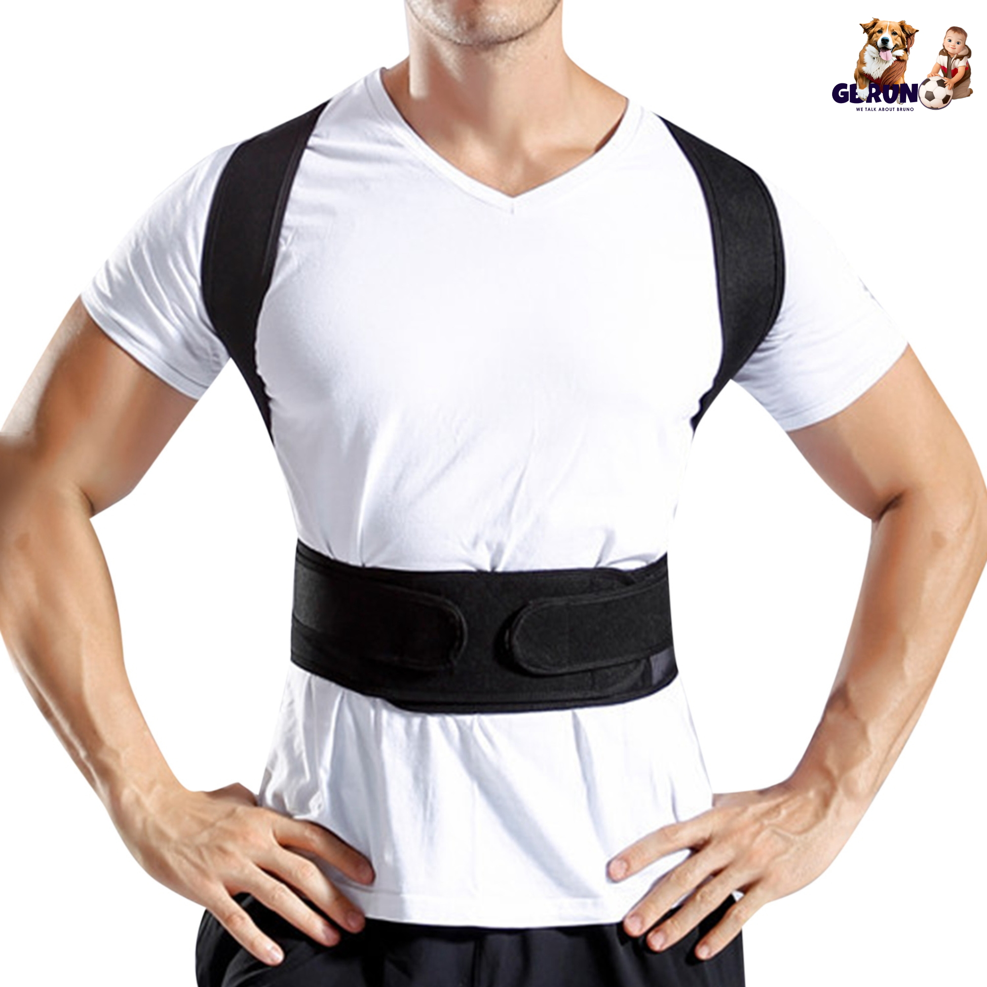 Unisex Back Posture Corrector Lumbar Upper Back Clavicle Shoulder Brace Belt