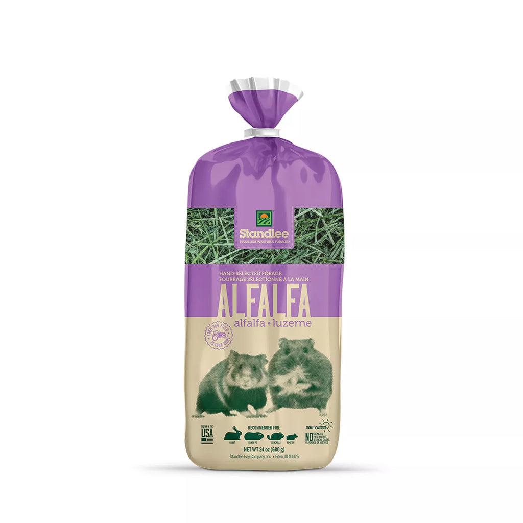 Standlee Premium Alfalfa Hay 24oz. Small Animal Forage High Fiber Natural USA