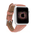 Classic Dusty Rose Leather Apple Watch Band - Dallas