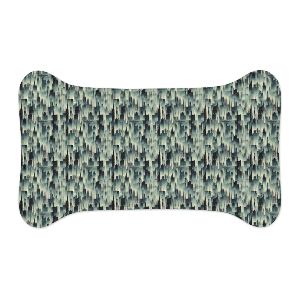 Echoes of a City in Mist and Repeat - Pet Feeding Mat Pet Ze