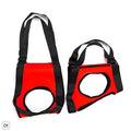Auxiliary single shoulder lifting strap for injured dog