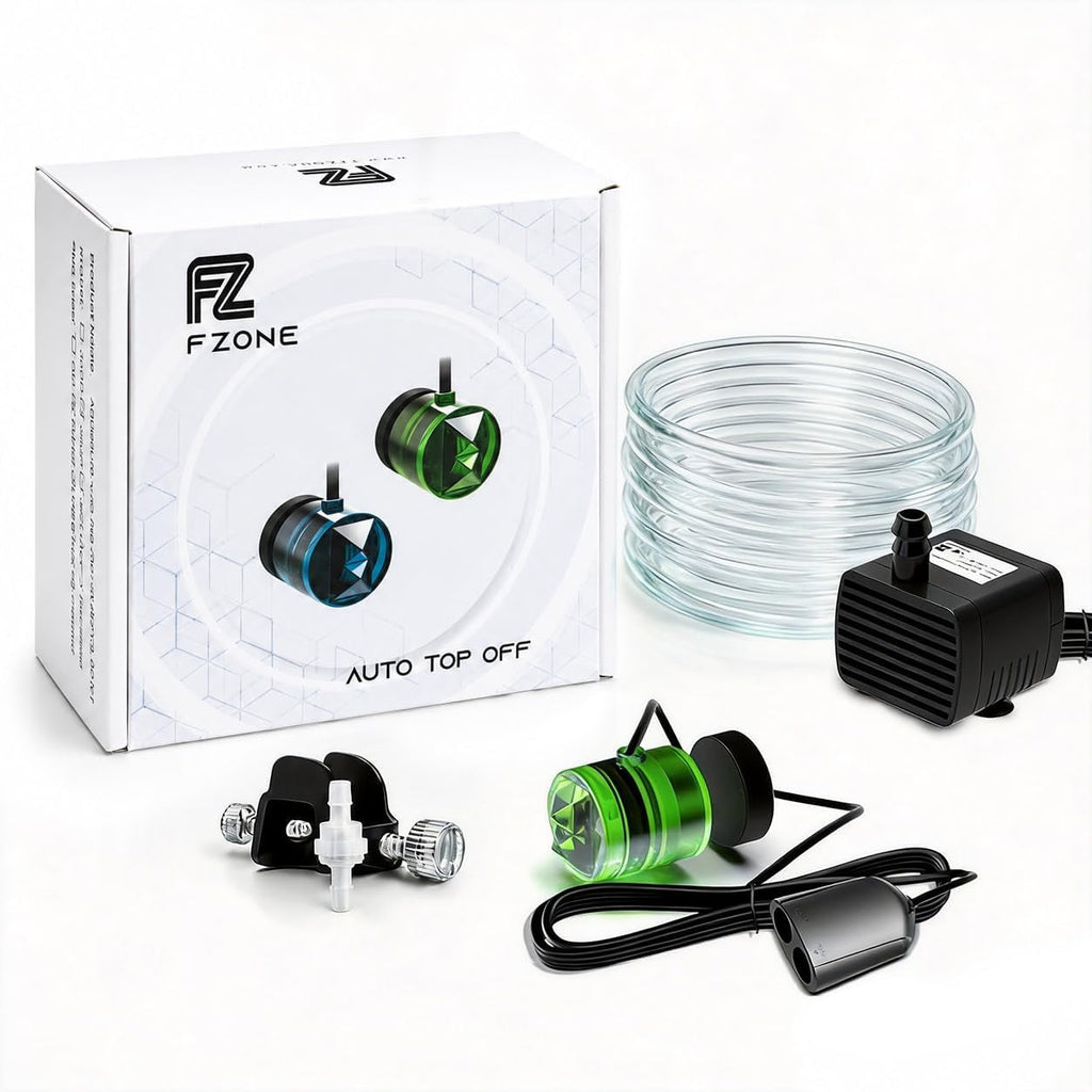 FZONE Aquarium ATO Auto Top Off Dual Sensor Reef Freshwater Green Blue