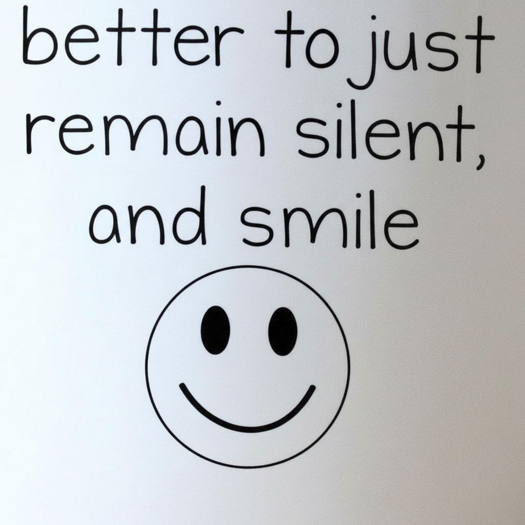 Funny Coffee Mug - Funny Gift - Funny Saying Coffee Mug - Remain Silent and Smile