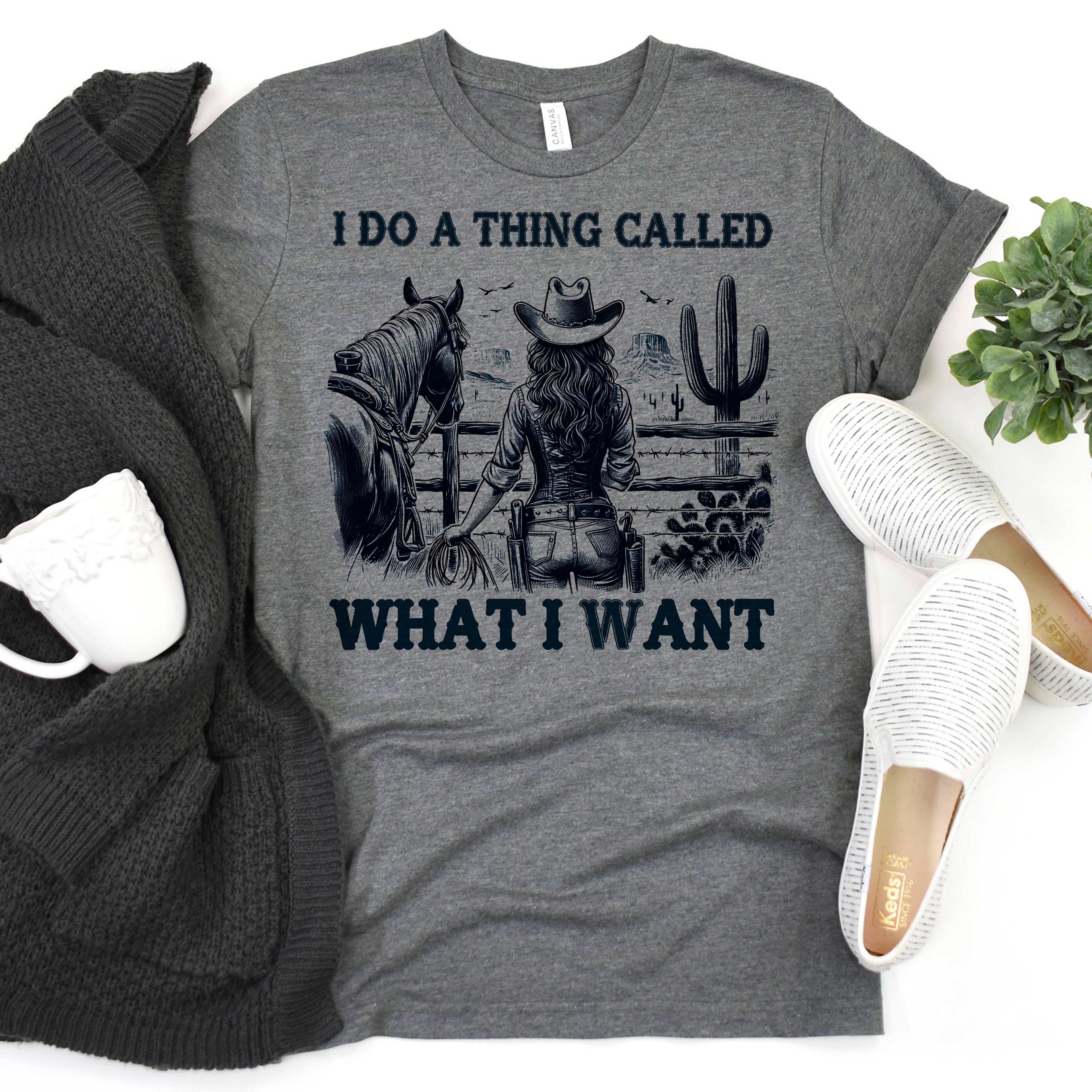 Horse Graphic Tee For Women, Graphic Tees Western Cowgirl