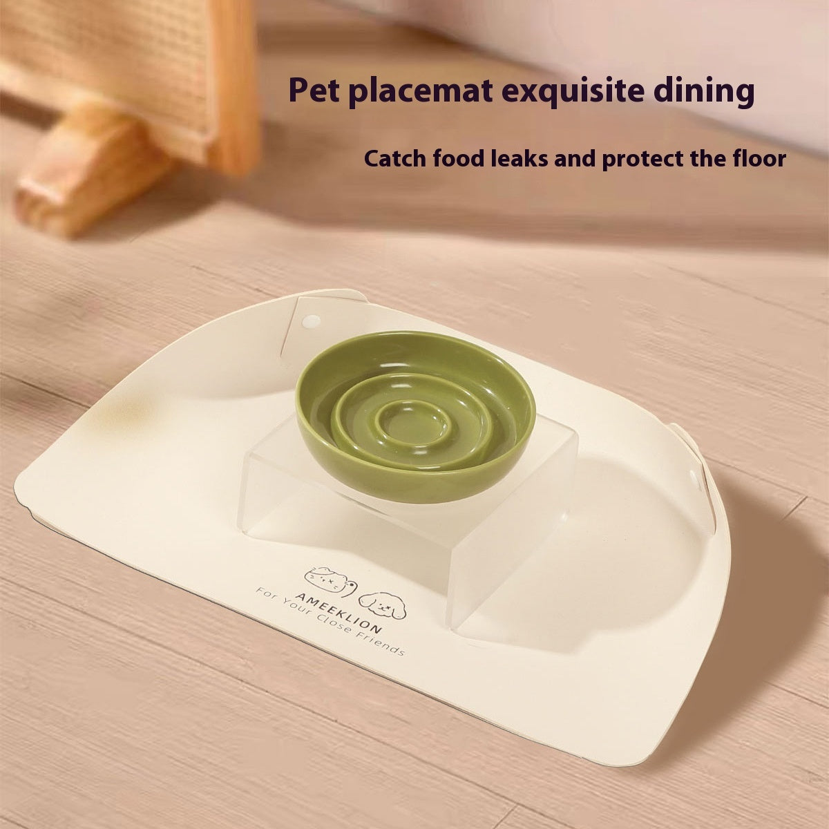 Anti-spill Placemat Pet Cat Waterproof And Oil-proof