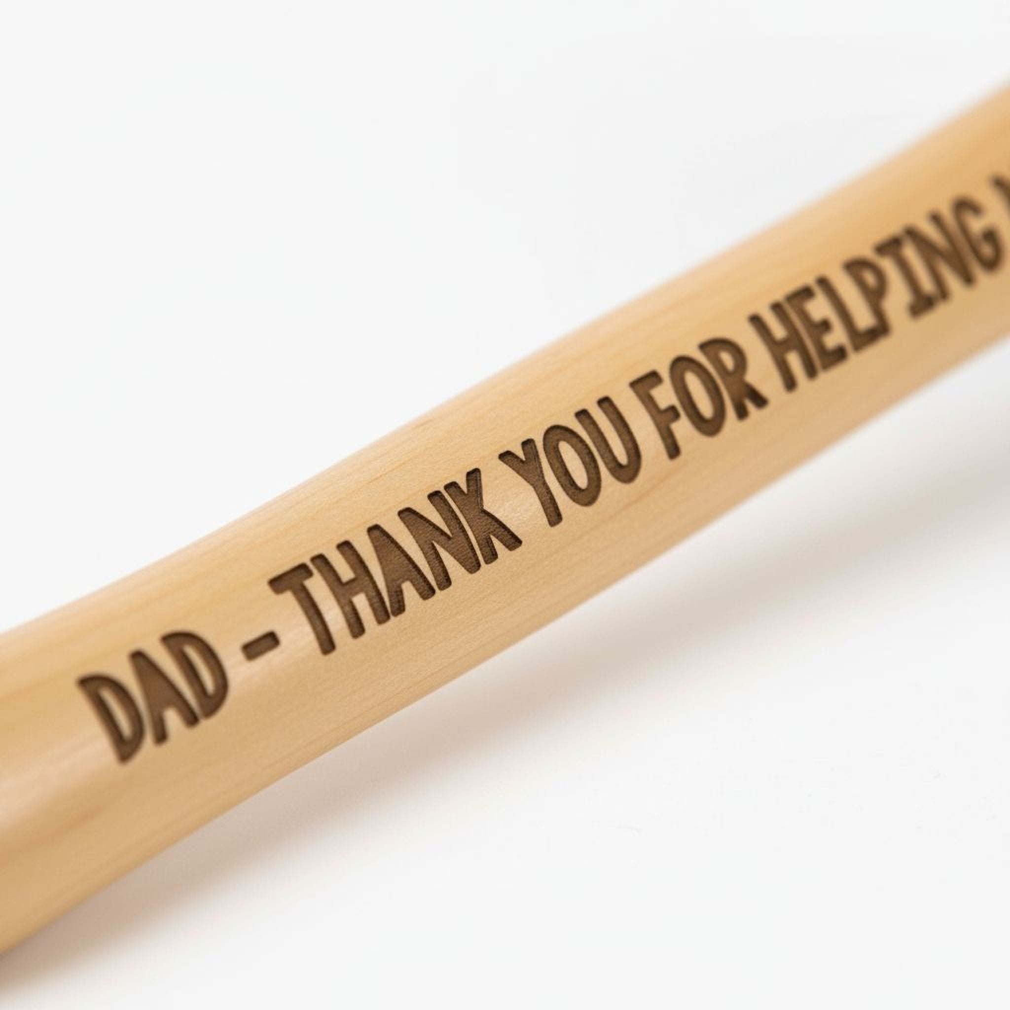 Personalized Engraved Hammer – Father of the Bride Gift | Custom Laser Hammer with Ash Handle