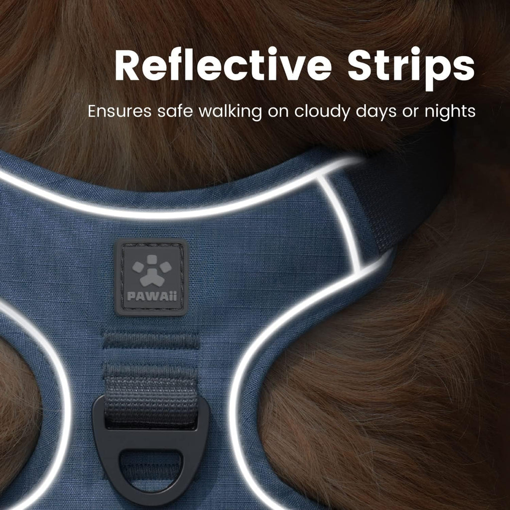 No-Pull Reflective Dog Harness with ID Tag