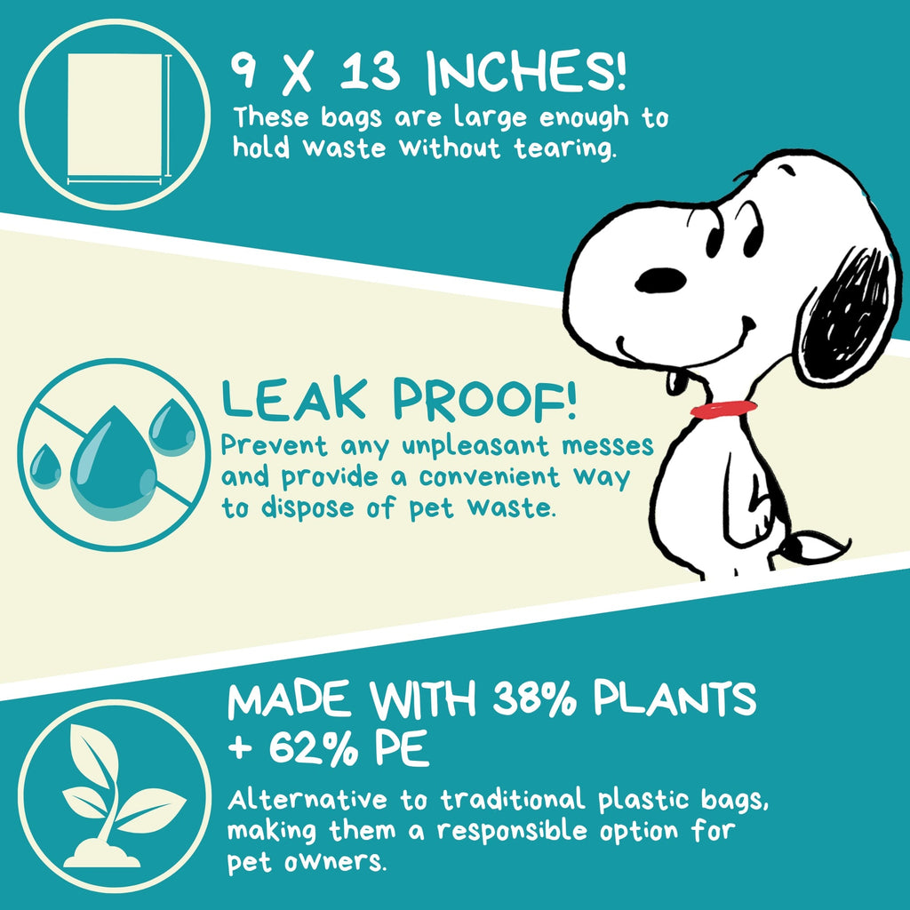 Wholesale Snoopy® Leash Roll Poop Bags