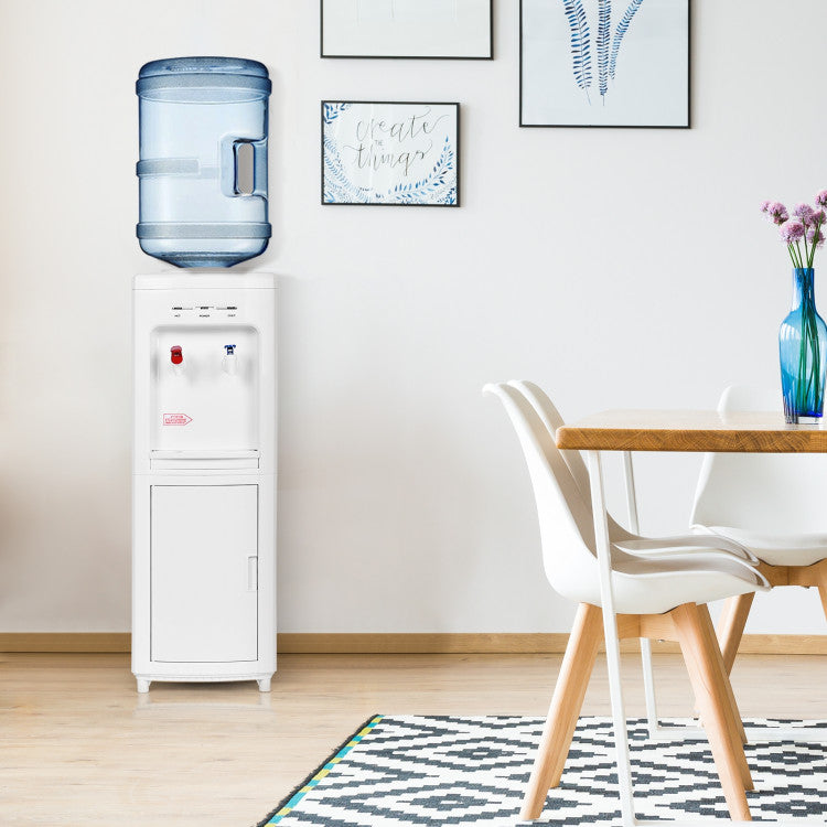 5-Gallon Hot & Cold Water Cooler with Child Safety Lock