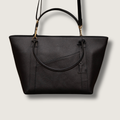 The Leathere New York Tote - Black