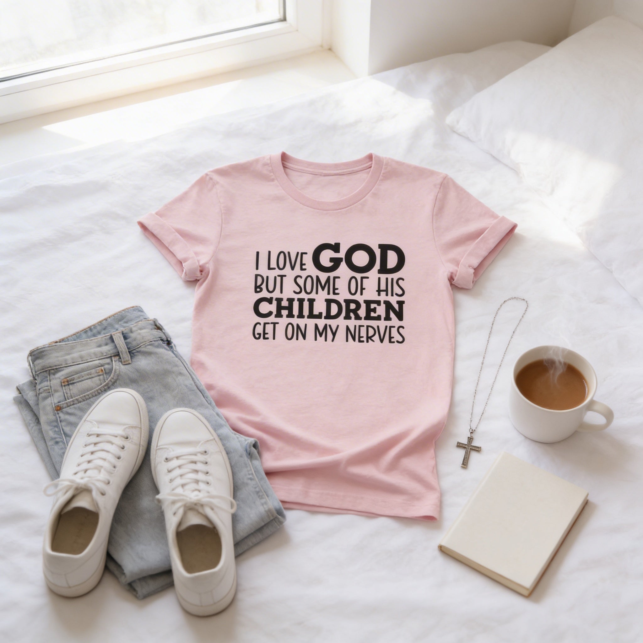Funny Shirts For Women - Comfy Cotton Bella Canvas Tees With Sassy Saying