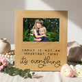 Photo frame Gift for Mom - Family Quote Wood Picture Frame Mother's Day Gift