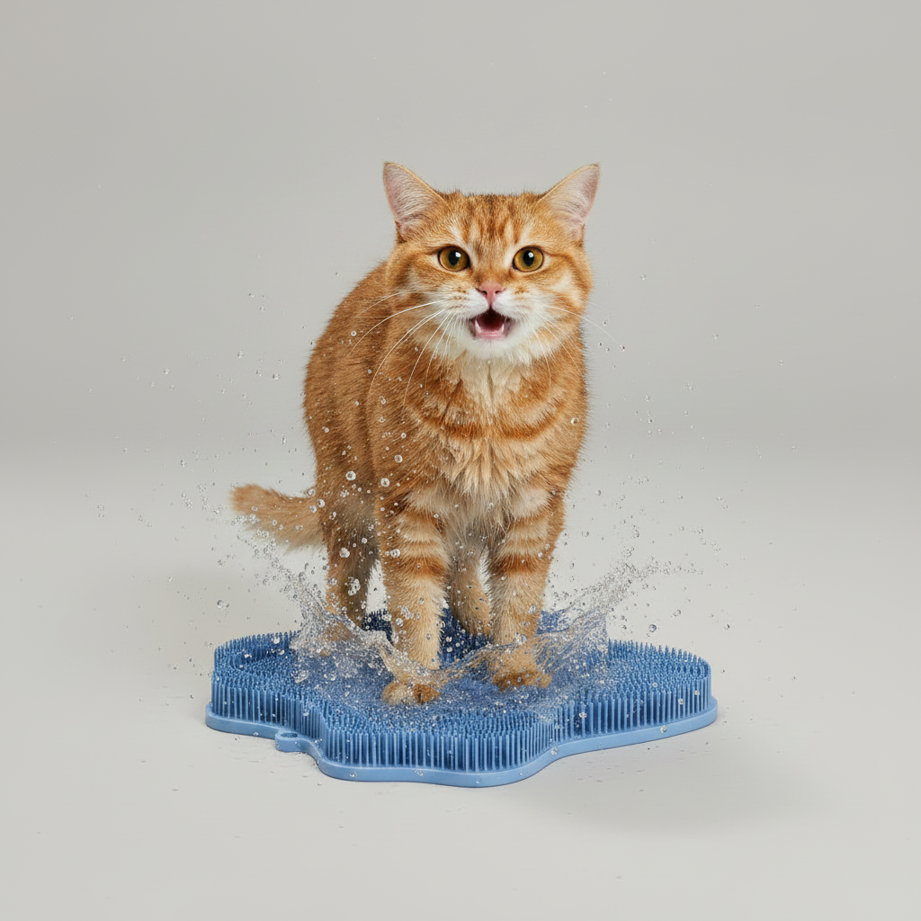 Self-Grooming & Scratching Pad for Cats