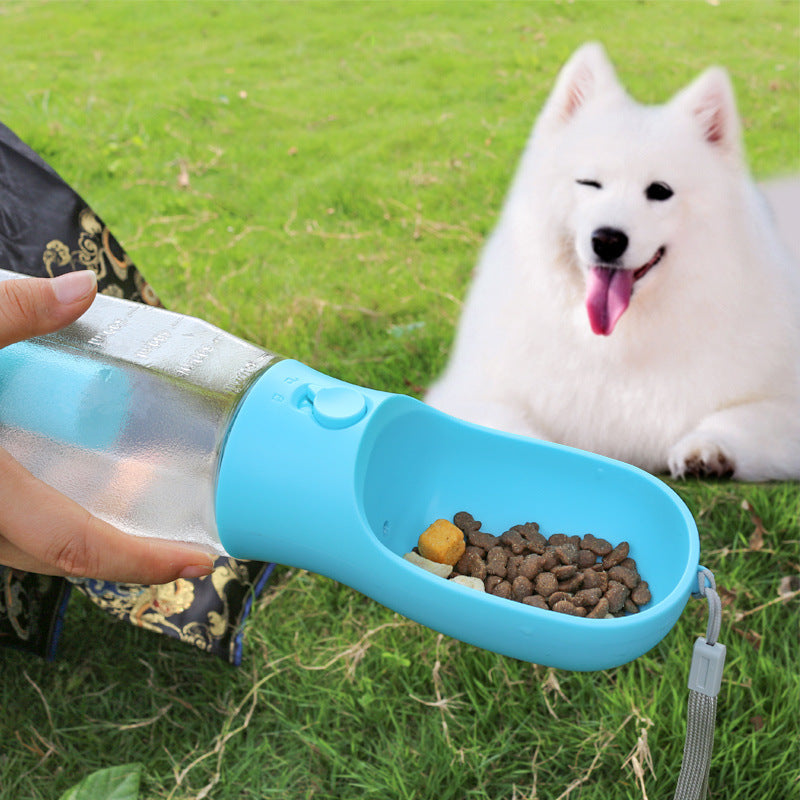 Pet Dog Three-in-one Portable Garbage Bag Filter Multifunctional Water Cup