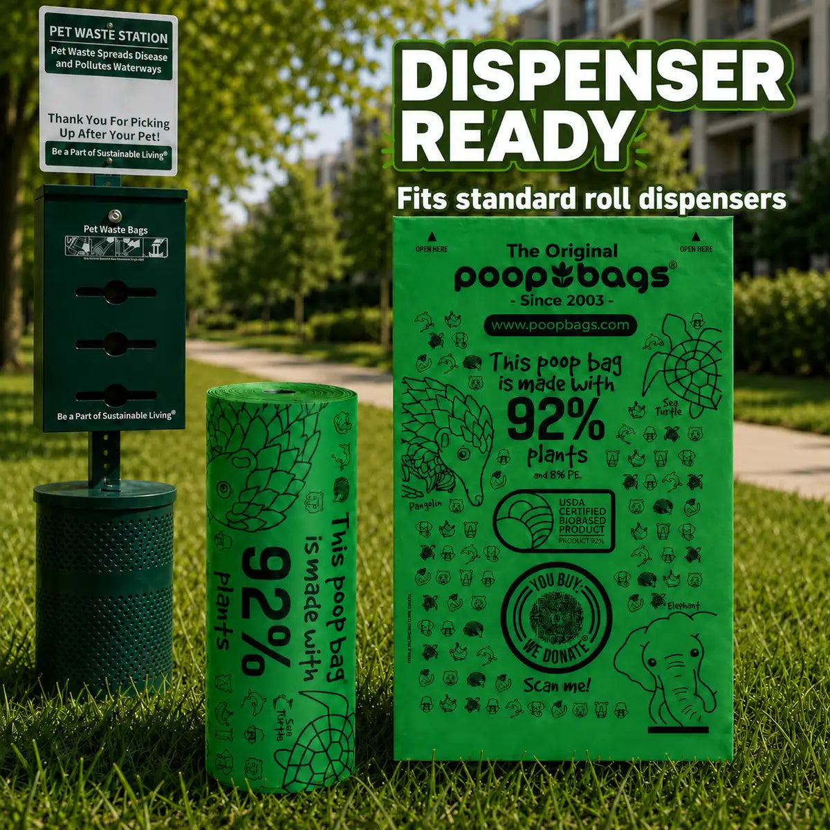 92% Plants Roll Bags